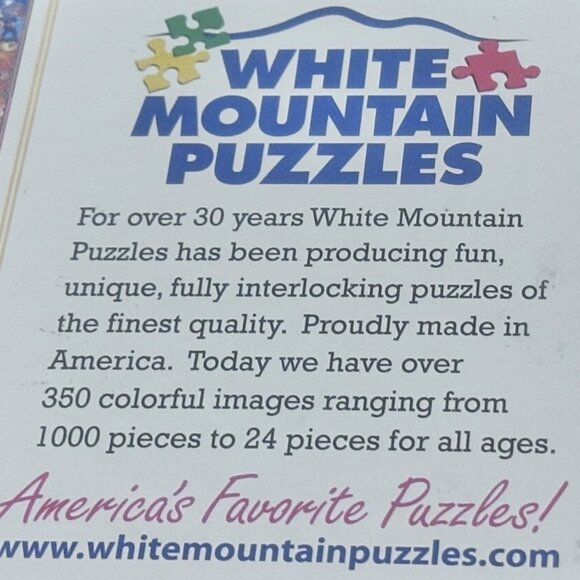 White Mountain Puzzles Life In The 60s 1000 Piece Jigsaw Puzzle 1282 NEW Sealed - Picture 3 of 5